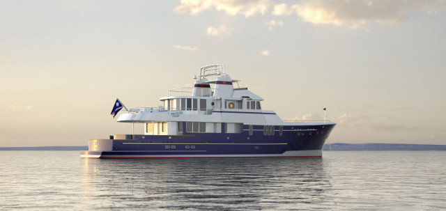 Yacht In Alaska